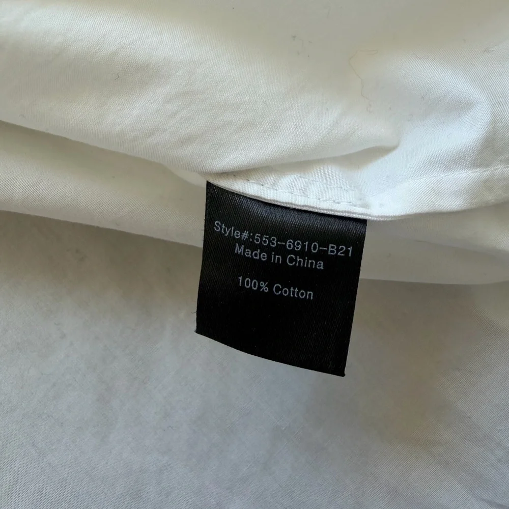 Jenni Kayne Women’s Classic Cotton Button Up in White Sz M 100% Cotton EUC - Picture 8 of 12